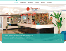 Tablet Screenshot of grandprince-dhaka.com